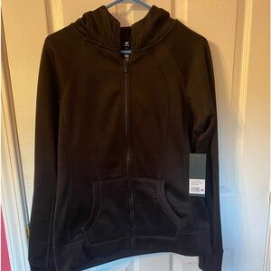 Sz med ladies Velocity black jacket!Hood! Zipper and pockets! New